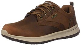 Skechers Homme Delson- Antigo Richelieus, Marron Brown Cdb, 42.5 Eu