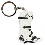 Alpinestars New Tech 10 Boot MX Boot Rubber Key Ring (White)