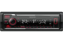 Kenwood Electronics Kmm-Bt408dab, Sort, 1 Din, 88 W, 4.0 Kanaler, 50 W, 20 - 20000 Hz