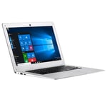 Ordinateur Portable Windows 10 Netbook FHD 14,1 Pouces Quad Core SD HDMI Argent + SD 8Go YONIS