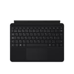 Microsoft Surface Go Type Cover - tastatur - med styrepute  akselerometer - Belgisk fransk - svart