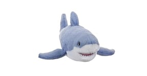 Wild Republic Earthkins Grand Requin Blanc, Peluche, 38 cm, Jouet en Peluche, Rembourrage en Bouteilles d'eau Recyclées Filées, Respectueux de l'environnement