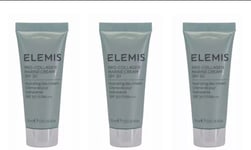 3x Elemis Travel Pro-Collagen Marine Cream SPF30 15ml - Brand New (45ml)