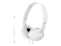 Sony Mdr-Zx110 - Hörlurar - Fullstorlek - Kabelansluten - 3,5 Mm Kontakt - Vit