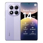 Xiaomi Smartphone Redmi Note 14 Pro 5G,8+256GB,Violet,Caméra IA prograde 200MP,IP68,Charge Turbo 45W avec Batterie 5110mAh,fonctionnalités IA (Chargeur Non Inclus,Version Française+2Ans de Garantie)