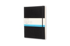 Moleskine Classic Notebook Xl, Prikket, Soft Cover Sort