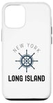 iPhone 13 Pro Long Island New York Vintage LI NY Ship Wheel Est 1640 Case