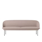 Muuto - Oslo Sofa 3-Seater, Vidar 554/Navy Blue Legs - Soffor - Anderssen & Voll - Blå