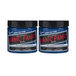 Manic Panic Atomic Turquoise Classic Creme Semi Permanent Hair Dye 2 x 118ml