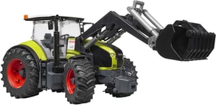 BRUDER - Tracteur CLAAS Axion 950 équipé du chargeur avec godet à griffes jou...