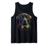 Labrador Gay Pride LGBT Rainbow on Labrador Retriever LGBTQ Tank Top