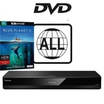 Panasonic Blu-ray Player DP-UB820 MultiRegion for DVD 4K inc Blue Planet 2