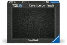 Ravensburger - Puzzle Adulte - Puzzle 736 pièces - Puzzle Krypt Black - Adultes et Enfants à partir de 14 Ans - Puzzle de qualité supérieure - Challenge Monochrome - 12000054