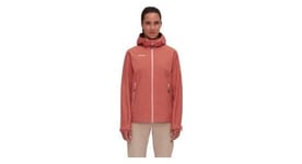 Veste hardshell femme mammut alto light rose