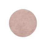 Tapis Petit Large Barnmatta Robin Lila Rosa Ø 150 cm