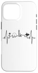 Coque pour iPhone 16 Pro Max Las Vegas silhouette battement coeur Nevada Sin City USA