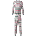 Julpyjamas Matchande familj Pyjamas Set Mamma Pappa Barnkläder Look Outfit Baby Flicka Kläder Sovkläder Dad-XL