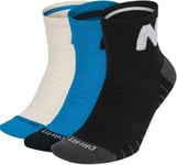 Nike Sukat U NK Evry MX Cush Ankle 3PR Black Blue White