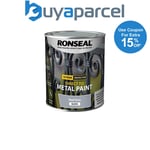 Ronseal 39204 Direct to Metal Paint Steel Grey Gloss 750ml RSLDTMSGG750