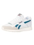 ReebokGlide Ripple Leather Trainers - White/Blue