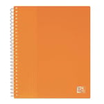 OXFORD Lot de 10 Porte fiches bristol A5 School Life 80 vues / 40 pochettes Couverture Polypro Orange