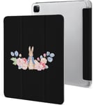 Étui Pour Ipad Pro 2021 Peter Rabbit 12,9 Pouces, Type Ordinateur Portable, Support À Trois Volets Avec Porte-Stylo, Réveil/Veille Automatique