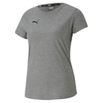 PUMA Femme T-Shirt, Coupe standard, Polyester, Moyen Gris Heather, XL