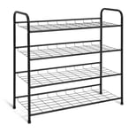 Argos Home Jorn 4 Shelf Shoe Storage Rack - Black