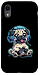 iPhone XR Funny Pug Gamer Dog Gaming Pug Pugs Video Game Case