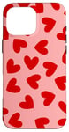 Coque pour iPhone 16 Pro Max maneater coeur amour valentines rouge rose mignon rétro girly y2k