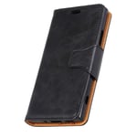 Flip Phone Cover for ASUS ZenFone Max Plus (ZB570TL), Leather Case Business Wallet Case with [Card Slots], Kickstand Phone Cover Magnetic Closure Case for ASUS ZenFone Max Plus (ZB570TL) (Black)