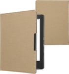 Étui Liseuse Compatible Avec Kobo Aura H2o Edition 1 - Étui À Rabat Magnétique Protection En Jean - Beige