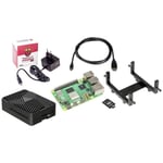 Joy-it Embedded DIN-RAIL - VESA Pi5 Kit Raspberry Pi® 5 B 8 GB 4 x 2.4 GHz avec boîtier, avec alimentation, avec Noobs