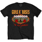 Rockoff Trade Men's Guns N' Roses Welcome to The Jungle T-Shirt, Black, Large