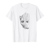 Marvel Guardians Vol. 2 Groot Lines Face T-Shirt