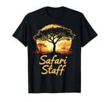 Safari Zookeeper Costume Zookeeper Safari Staff Safari Party T-Shirt