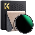 K&F Concept Filtre ND1000 67mm 10 Stops en Cuivre Nano-X Pro Ultra Fin HD Imperméable Anti des Rayures avec Étui pour Objectif Appareil Photo