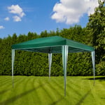 Tonnelle / Pavillon pliable en aluminium vert 300 x 300 x 260 cm