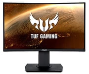 ASUS TUF Gaming VG24VQ - Ecran PC Gamer eSport 23,6" FHD -Dalle VA incurvée - 144Hz - 1ms - 16:9 - 1920x1080 - Display Port & 2x HDMI - Haut-parleurs - AMD FreeSync - Extreme Low Motion Blur