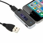 Car Wireless FM Transmitter Kit MP3 Music Player Radio for Mobile Smart Phones