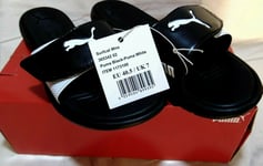 Brand Boxed "puma" Surfcat Sliders Hook & Loop Adjust Uk 7..eu 40.5