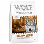 3 + 1 kaupan päälle! 4 x 1 kg Wolf of Wilderness -koiranruokaa - Oak Woods - villisika