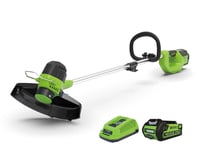 Greenworks 40V Line Trimmer 400mm 2.0Ah Kit in Gardening > Outdoor Power Equipment > Brush Cutters & Line Trimmers