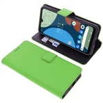 Bag for Fairphone 4 Book-Style Protective Case Phone Case Book Green