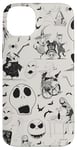 Coque pour iPhone 14 Plus Tim Burton L'Étrange Noël de Monsieur Jack Impression à l'encre