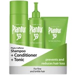 Plantur 39 Green Shampoo Conditioner and Tonic Set for Fine Brittle Hair 600 ml