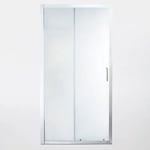 Porte de douche coulissante Cooke & Lewis Onega transparente 100 cm