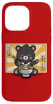 Coque pour iPhone 14 Pro Max Kawaii Hot Pot Bear Taiwan Travel