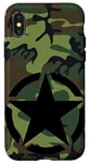 iPhone X/XS Army Star CAMO Camouflage Forest Green Military Case