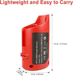 M12 USB-virtasovitin Milwaukee M12 12 V -akulle, 2,1 A USB-portti ja DC 12 V -pistorasia, kannettava USB-laitteen lataussovitin (vain sovitin)